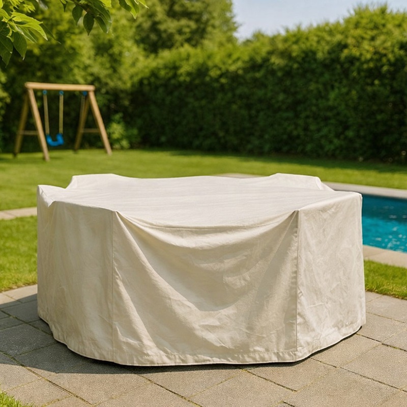 Housse sur mesure ensemble jardin octogonal